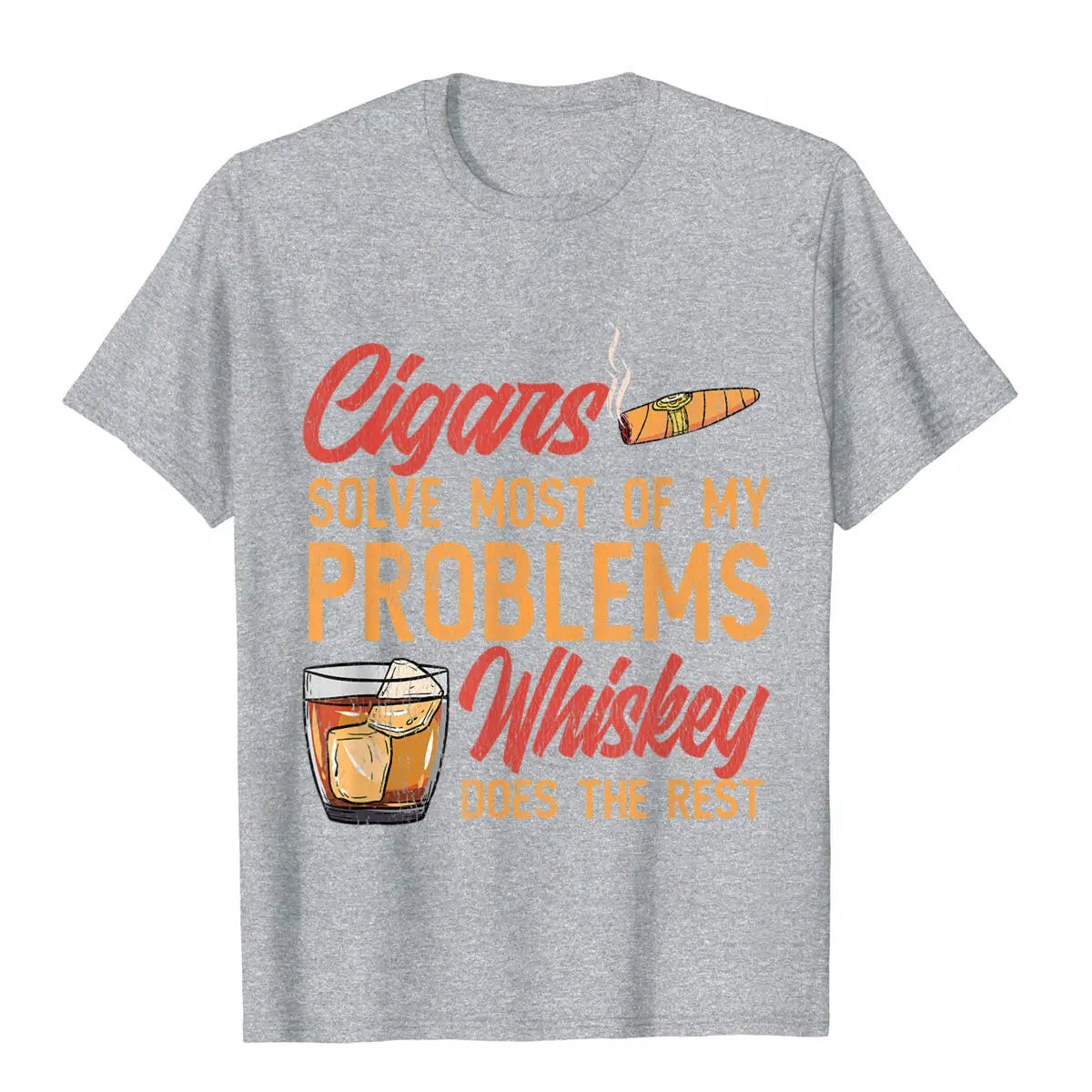 Men's Whiskey Cigar T-Shirt