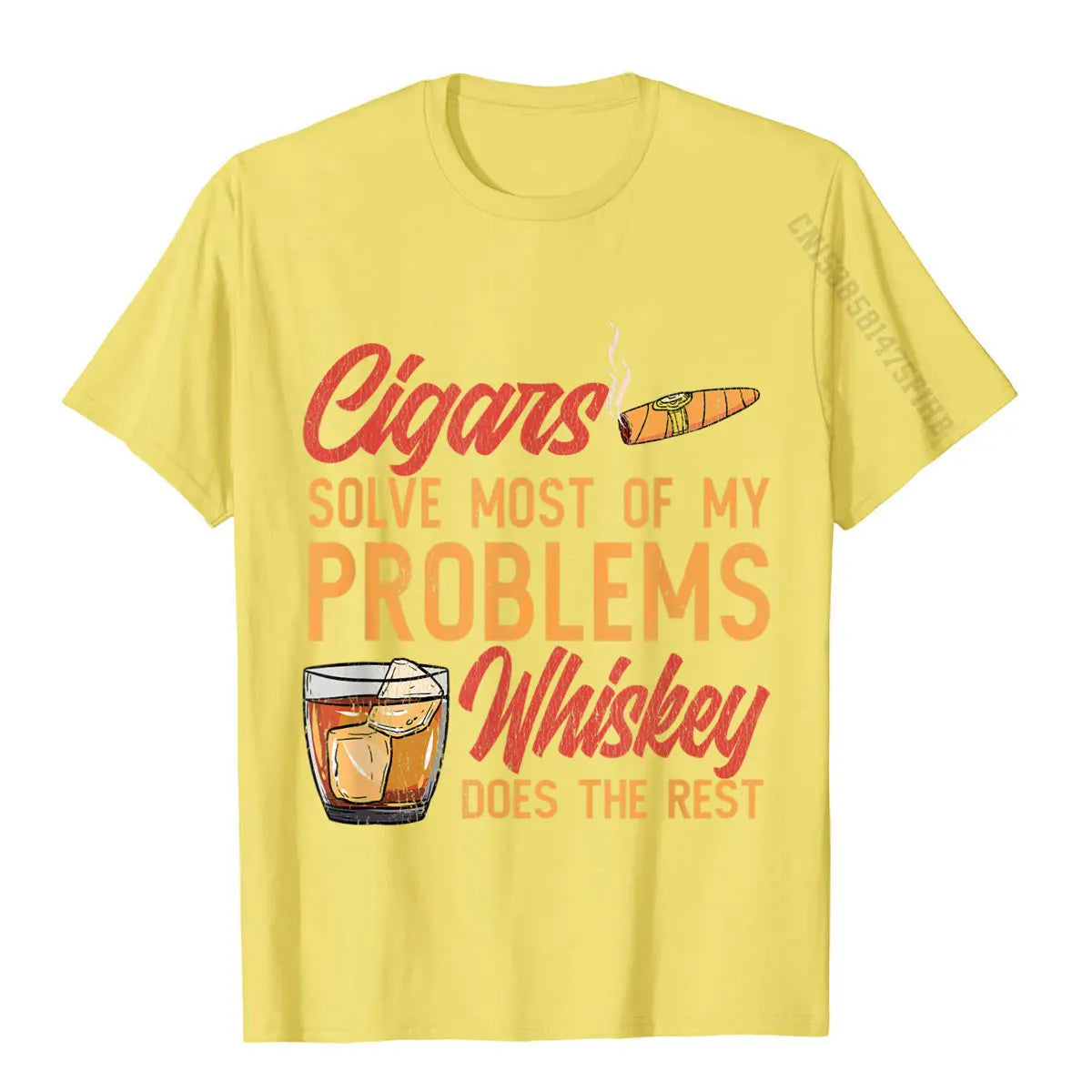 Men's Whiskey Cigar T-Shirt