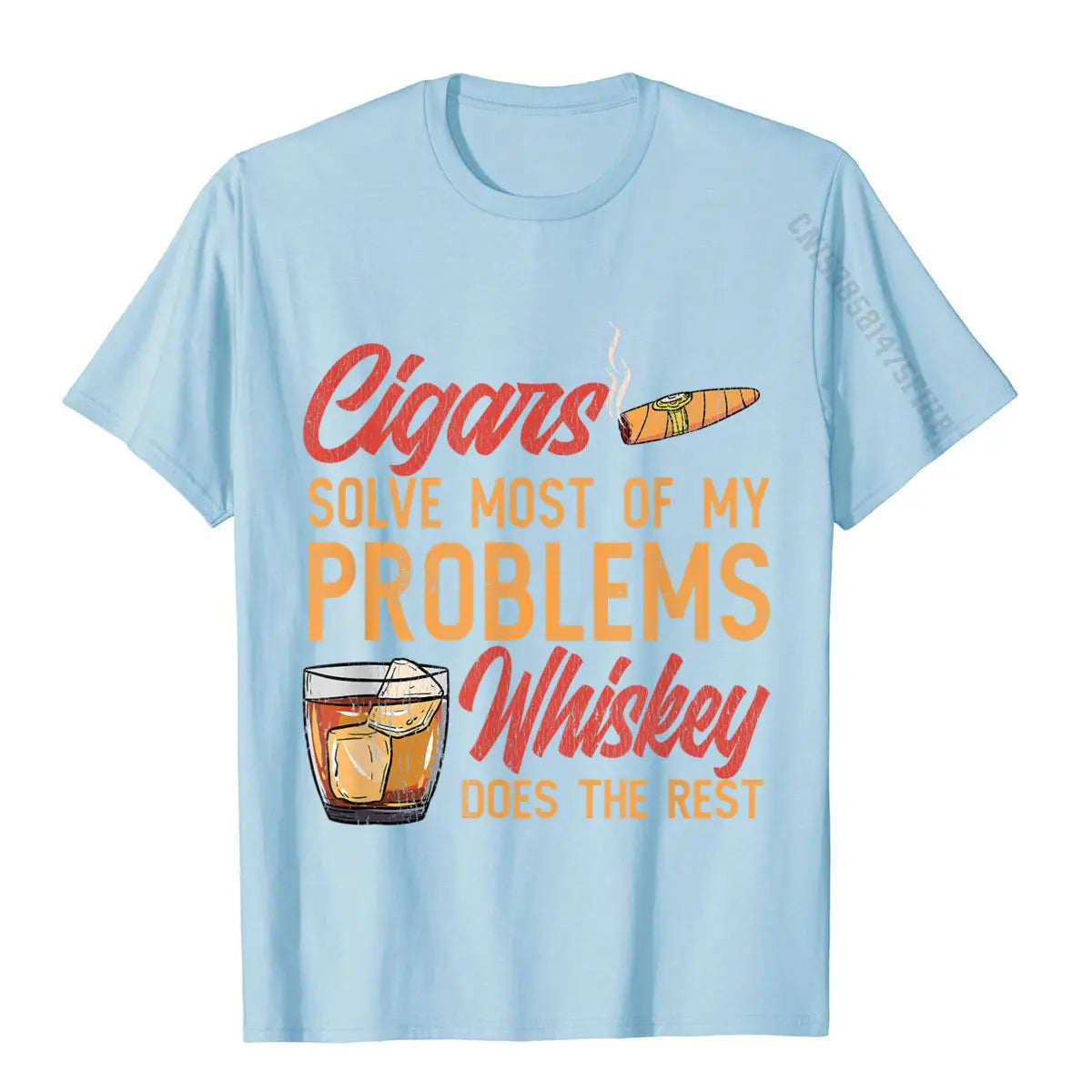 Men's Whiskey Cigar T-Shirt