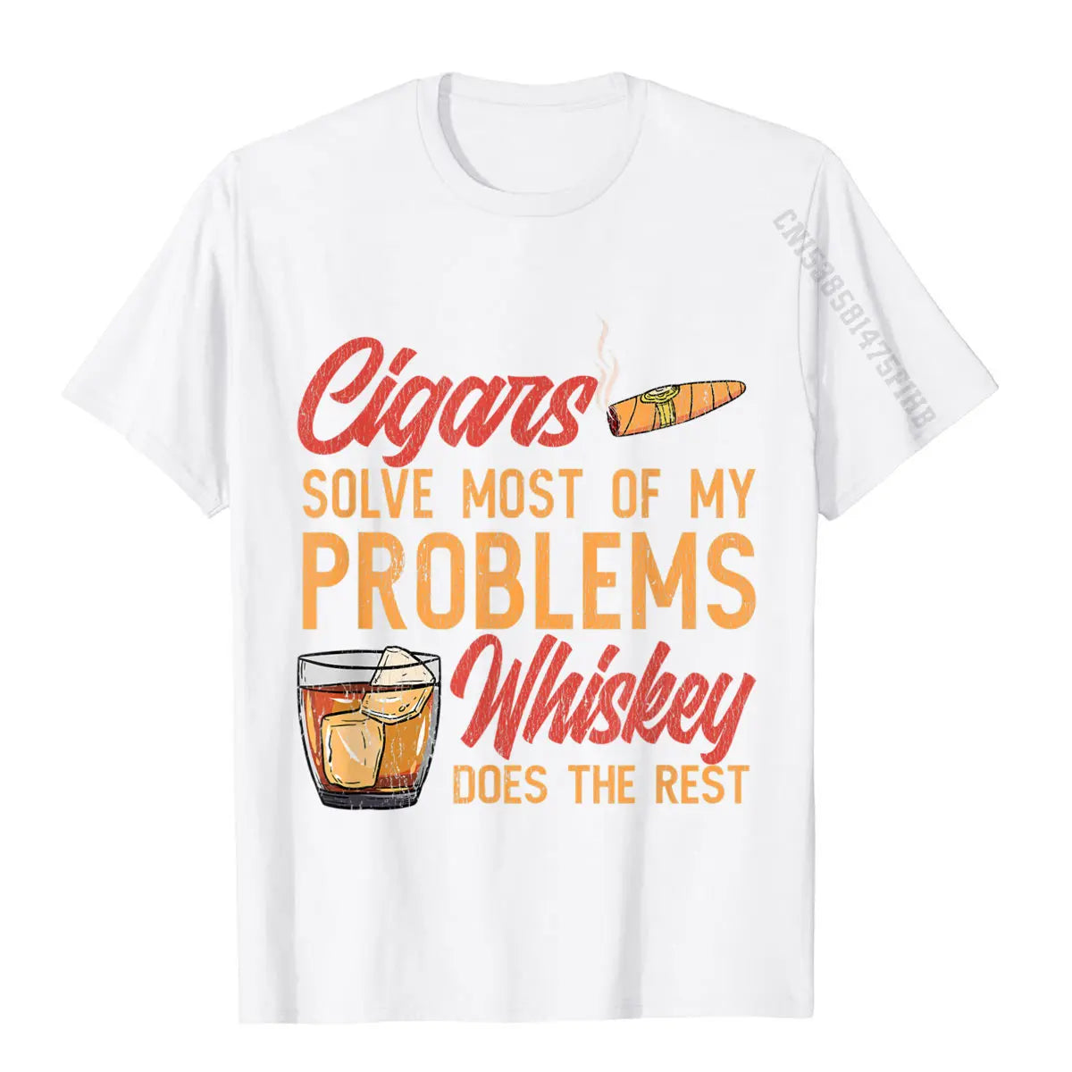 Men's Whiskey Cigar T-Shirt