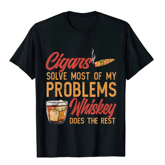 Men's Whiskey Cigar T-Shirt