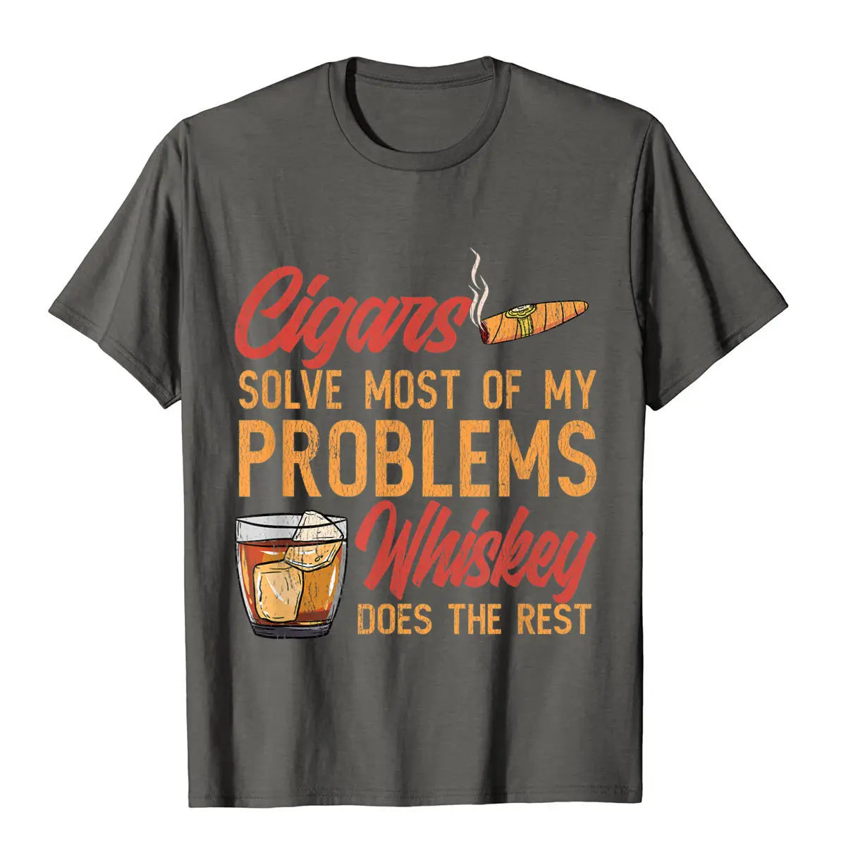 Men's Whiskey Cigar T-Shirt