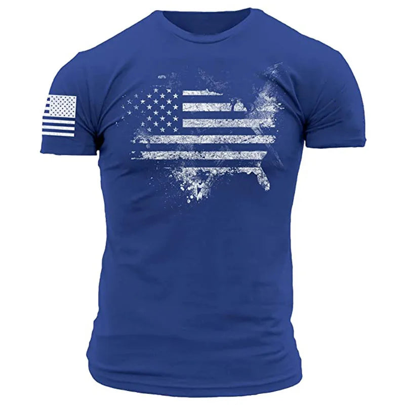 Flag and Whiskey T-Shirt