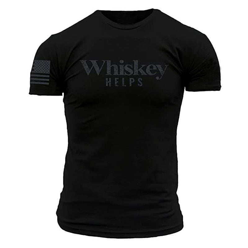 Flag and Whiskey T-Shirt