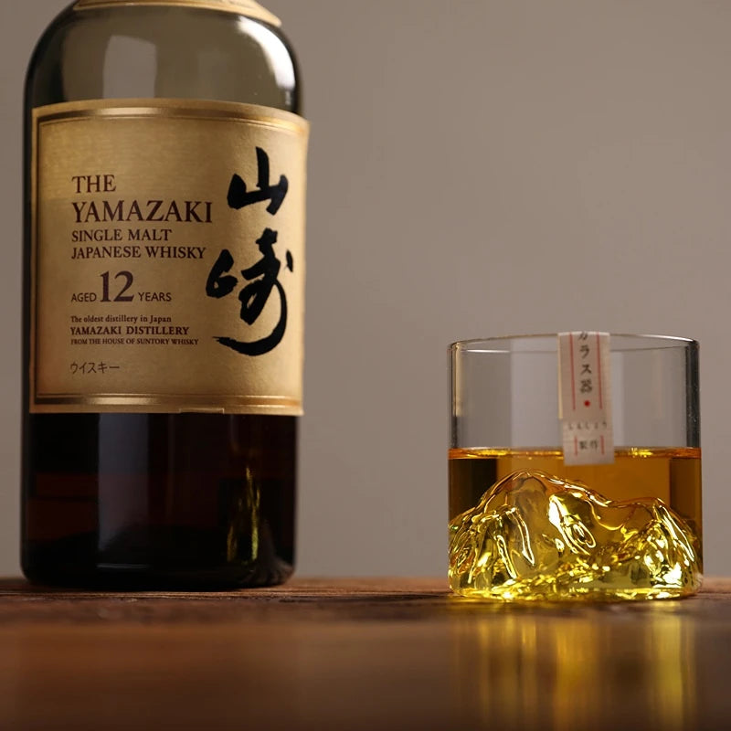 Japanese Whisky Glasses in a Wooden Gift Box