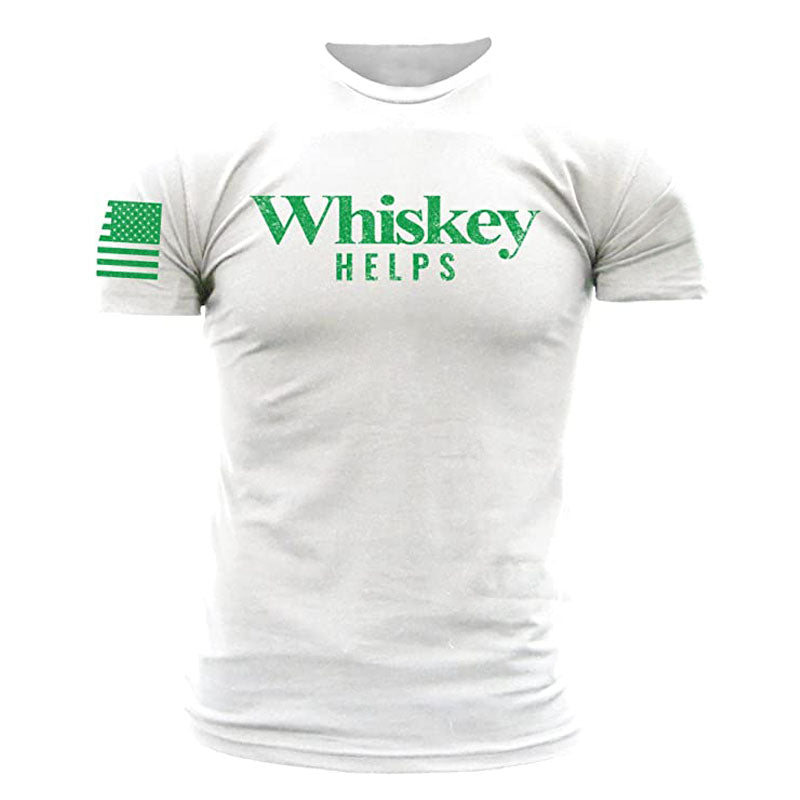 Flag and Whiskey T-Shirt