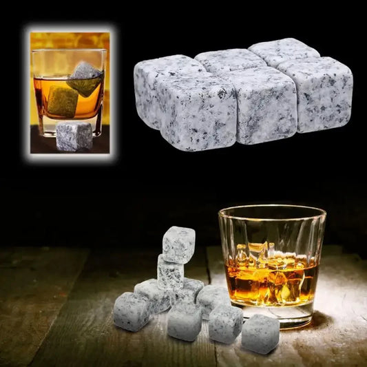 Natural Granite Whiskey Stones