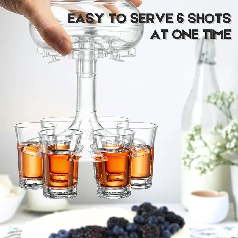 6 Shot Glass Dispenser