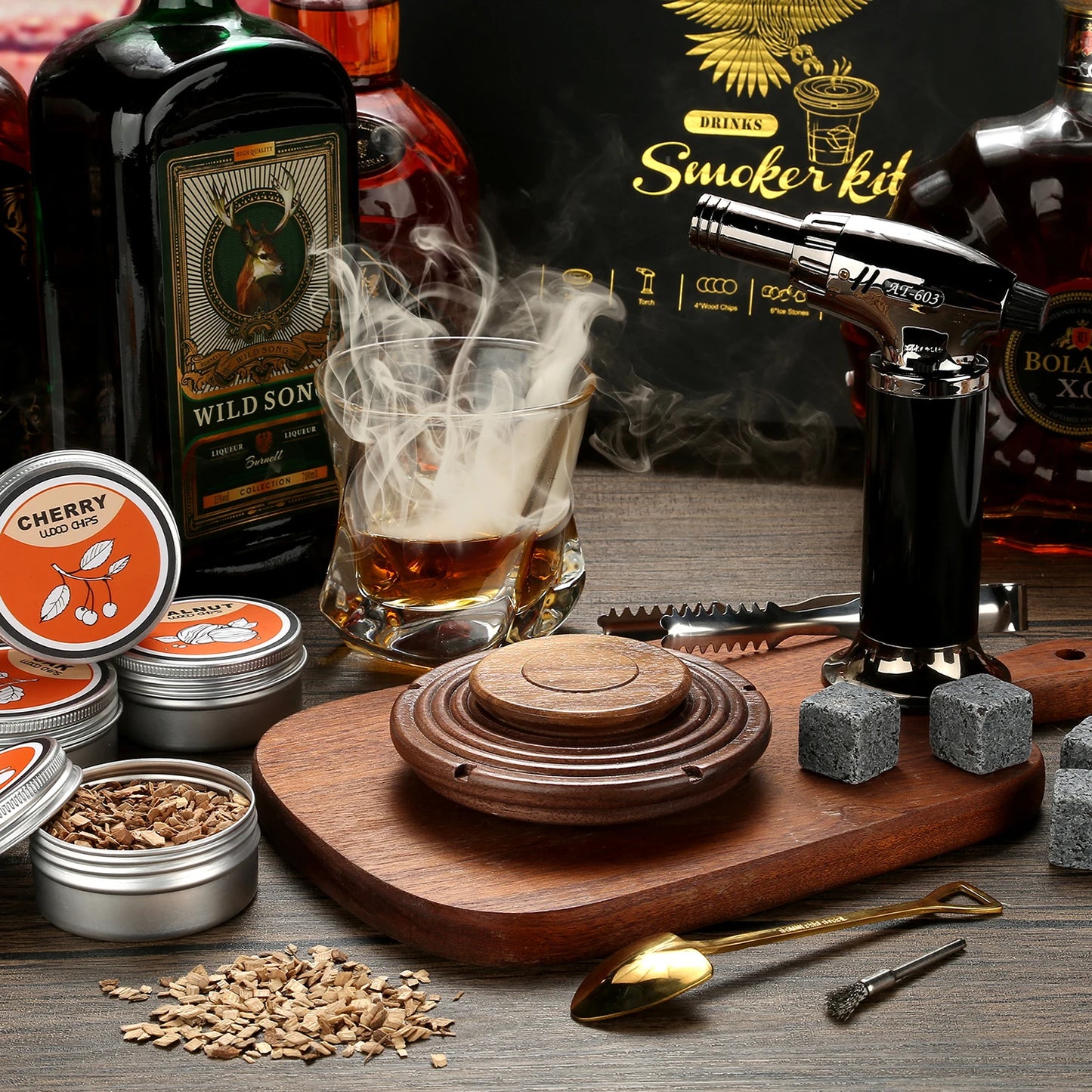 Cocktail Smoker Kit Set